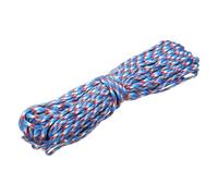 sourcing map 4mm Paracord Rope, 100ft/30.5m 7 Strand Heavy Duty Camping Rope Braided Polypropylene Ropes, Lightweight Tie-Downs Utility Cord for Marine, Indoor & Outdoor, Blue/Red/White