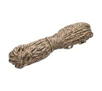 sourcing map 4mm Paracord Rope, 100ft/30.5m 7 Strand Heavy Duty Camping Rope Braided Polypropylene Ropes, Lightweight Tie-Downs Utility Cord for Marine, Indoor & Outdoor, Light Brown/Black
