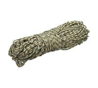 sourcing map 4mm Paracord Rope, 151ft/46m 7 Strand Heavy Duty Camping Rope Braided Polypropylene Ropes, Lightweight Tie-Downs Utility Cord for Marine, Indoor & Outdoor, Brown/Black