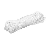 sourcing map 4mm Paracord Rope, 151ft/46m 7 Strand Heavy Duty Camping Rope Braided Polypropylene Ropes, Lightweight Tie-Downs Utility Cord for Marine, Indoor & Outdoor, White