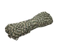 sourcing map 4mm Paracord Rope, 151ft/46m 7 Strand Heavy Duty Camping Rope Braided Polypropylene Ropes, Lightweight Tie-Downs Utility Cord for Marine, Indoor & Outdoor, Army Green