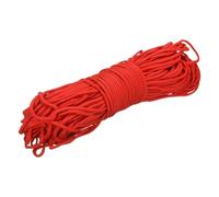 sourcing map 4mm Paracord Rope, 200ft/61m 7 Strand Heavy Duty Camping Rope Braided Polypropylene Ropes, Lightweight Tie-Downs Utility Cord for Marine, Indoor & Outdoor, Orange Red
