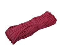sourcing map 4mm Paracord Rope, 200ft/61m 7 Strand Heavy Duty Camping Rope Braided Polypropylene Ropes, Lightweight Tie-Downs Utility Cord for Marine, Indoor & Outdoor, Dark Red
