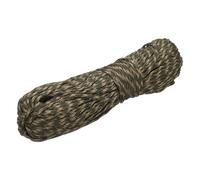 sourcing map 4mm Paracord Rope, 200ft/61m 7 Strand Heavy Duty Camping Rope Braided Polypropylene Ropes, Lightweight Tie-Downs Utility Cord for Marine, Indoor & Outdoor, Army Green/Brown