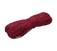 sourcing map 4mm Paracord Rope 200ft/61m 7 Strand Red/Black | Heavy Duty Camping Rope Braided,Polypropylene Ropes,Lightweight Tie-Downs Utility Cord,for Marine, Indoor & Outdoor