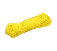 sourcing map 4mm Paracord Rope 200ft/61m 7 Strand Yellow | Heavy Duty Camping Rope Braided,Polypropylene Ropes,Lightweight Tie-Downs Utility Cord,for Marine, Indoor & Outdoor