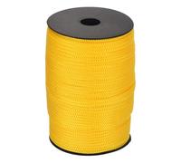 Sourcing Map 4mm Polypropylene Braided Rope, 100m Nylon Rope, Orange, Clothesline, Camping, Hiking, Outdoor, Crafts