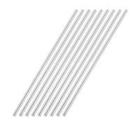 sourcing map 4mmx150mm 304 Stainless Steel Solid Round Rod for DIY Crafts - 9pcs