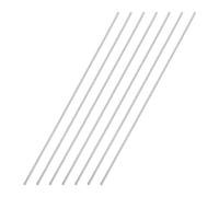 sourcing map 4mmx350mm 304 Stainless Steel Solid Round Rod for DIY Crafts - 7pcs
