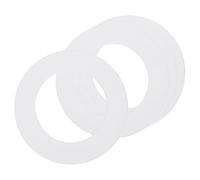 sourcing map 4Pack Goof Rings for 3" Recessed Lights, 3" ID 4.7" OD Steel Flat Goof Trim Ring Can Light Cover Plate Flush Mount Can Converter for Ceiling Wall Hole Decorative, Matte White
