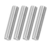 sourcing map 4Pack M10x45mm Fully Threaded Rod, 316 Stainless Steel Right Hand All Thread Screw Studs for Furniture Assembly Fastening, 1.5mm Pitch
