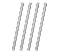 sourcing map 4Pack M6x100mm Fully Threaded Rod, 316 Stainless Steel Right Hand All Thread Screw Studs for Furniture Assembly Fastening, 1mm Pitch