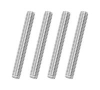 sourcing map 4Pack M8x60mm Fully Threaded Rod, 316 Stainless Steel Right Hand All Thread Screw Studs for Furniture Assembly Fastening, 1.25mm Pitch