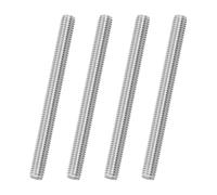 sourcing map 4Pack M8x90mm Fully Threaded Rod, 316 Stainless Steel Right Hand All Thread Screw Studs for Furniture Assembly Fastening, 1.25mm Pitch