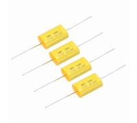 sourcing map 4Pcs 0.47uF Frequency Divider Capacitor, 250V Audio Speaker Crossover Non-Polarity Polypropylene MKP Film Capacitor