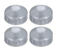 sourcing map 4Pcs 1-5/8" Chain Link Fence Post Cap, Dome External Post Caps Galvanized Round End Cap Fit 1-5/8" OD Pipe for Outdoor Chain Link Fence Parts