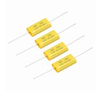 sourcing map 4Pcs 1.5uF Frequency Divider Capacitor, 250V Audio Speaker Crossover Non-Polarity Polypropylene MKP Film Capacitor