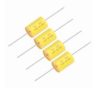 sourcing map 4Pcs 1.5uf Frequency Divider Capacitor, 250V Axial Audio Speaker Crossover MKP Film Capacitor