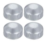 sourcing map 4Pcs 1-7/8" Chain Link Fence Post Cap, Dome External Post Caps Galvanized Round End Cap Fit 1-7/8" OD Pipe for Outdoor Chain Link Fence Parts
