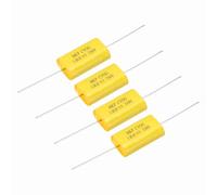 sourcing map 4Pcs 1.8uF Frequency Divider Capacitor, 250V Audio Speaker Crossover Non-Polarity Polypropylene MKP Film Capacitor