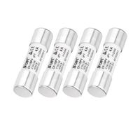 sourcing map 4Pcs 1000V 4A Ceramic Cartridge Fuses, 10x38mm Fast Blow Time Delay Fuse for Photovoltaic Solar Systems DIY Inverter Circuit Board