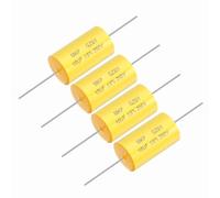 sourcing map 4Pcs 10uf Frequency Divider Capacitor, 250V Axial Audio Speaker Crossover MKP Film Capacitor