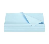 sourcing map 4pcs 12"x12" Large Microfiber Guitar Polishing Cleaning Cloths Soft Thick Cymbal Cleaner Light Blue for Violin Piano Trumpet Flute Ukulele Musical Instruments