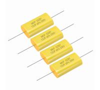 sourcing map 4Pcs 12uF Frequency Divider Capacitor, 250V Audio Speaker Crossover Non-Polarity Polypropylene MKP Film Capacitor
