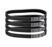sourcing map 4pcs 145J6 PJ V-Ribbed Belt 6 Ribs 14.5" Length x 0.55" Width x 0.14" Height, EPDM Rubber Poly V Belt, Multi Wedge Micro V Belt