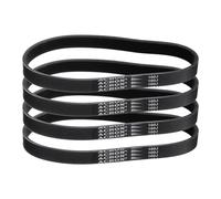 sourcing map 4pcs 160J6 PJ V-Ribbed Belt 6 Ribs 16" Length x 0.55" Width x 0.14" Height, EPDM Rubber Poly V Belt, Multi Wedge Micro V Belt