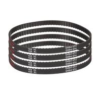 sourcing map 4pcs 160XL 037 Timing Belt 80 Teeth Rubber Geared Cogged Belt, 0.37" Width, 0.20" Pitch Mechanical Replacement Belts