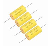 sourcing map 4Pcs 18uf Frequency Divider Capacitor, 250V Axial Audio Speaker Crossover MKP Film Capacitor