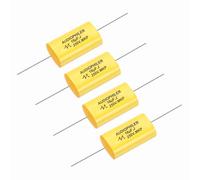 sourcing map 4Pcs 18uF High-Frequency Divider Capacitor, 253V Audio Speaker Crossover Non-Polarity Polypropylene MKP Film Capacitors