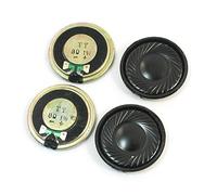 sourcing map 4Pcs 1W 8 Ohm 32mm Dia Round Metal Internal Magnet Speaker Loudspeaker