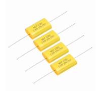 sourcing map 4Pcs 2.2uF Frequency Divider Capacitor, 250V Audio Speaker Crossover Non-Polarity Polypropylene MKP Film Capacitor