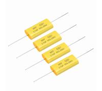 sourcing map 4Pcs 2.7uF Frequency Divider Capacitor, 250V Audio Speaker Crossover Non-Polarity Polypropylene MKP Film Capacitor