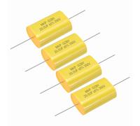 sourcing map 4Pcs 20uF Frequency Divider Capacitor, 250V Audio Speaker Crossover Non-Polarity Polypropylene MKP Film Capacitor