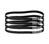 sourcing map 4pcs 215J6 PJ V-Ribbed Belt 6 Ribs 21.5" Length x 0.55" Width x 0.14" Height, EPDM Rubber Poly V Belt, Multi Wedge Micro V Belt