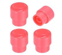 sourcing map 4Pcs 3 Way 5 Way Guitar Toggle Switch Tip, Plastic Cross-Slot Push-in Toggle Pickup Switch Knob Tip for SQ ST TL Electric Guitar Replacement Parts, Pink
