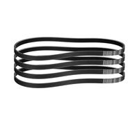 sourcing map 4pcs 300J6 PJ V-Ribbed Belt 6 Ribs 30" Length x 0.55" Width x 0.14" Height, EPDM Rubber Poly V Belt, Multi Wedge Micro V Belt