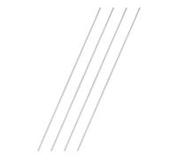 sourcing map 4Pcs 304 Stainless Steel Round Rod 3mm Diameter 304.8mm Length Solid Rod Shaft Lathe Bar Stock for DIY Model Industry Metal Working Making