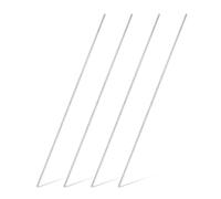 sourcing map 4Pcs 316 Stainless Steel Round Rod 3/16" Dia 11.8" Length Metal Solid Shaft Rods Corrosion Resistant Round Steel Bars Stock for Industrial DIY Project, 4mm x 300mm, Silver