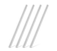 sourcing map 4Pcs 316 Stainless Steel Round Rod 5/16" Dia 7.9" Length Metal Solid Shaft Rods Corrosion Resistant Round Steel Bars Stock for Industrial DIY Project, 8mm x 200mm, Silver