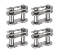 sourcing map 4Pcs #35 Chain Master Connector Link Roller 3/8" Pitch Stainless Steel Standard Connecting Split Links for 06C Chain