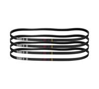 sourcing map 4pcs 360J6 PJ V-Ribbed Belt 6 Ribs 36" Length x 0.55" Width x 0.14" Height, EPDM Rubber Poly V Belt, Multi Wedge Micro V Belt