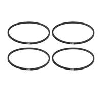 sourcing map 4Pcs 3L250 Classic Wrapped Rubber V-Belt, 25"(635mm) Outside Circumference, 3L Profile V Belt 3/8" Width 7/32" Height