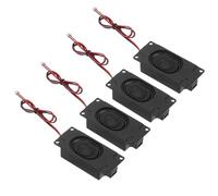 sourcing map 4Pcs 3Watt 4Ohm Single Mini Speaker Full-Range Mobile Portable Advertising Machine Speaker with ST-PH 2.0 Terminal Wire Connector Separating Interface for Small Electronic Projects