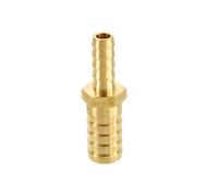 sourcing map 4pcs 5/16" to 1/2" Brass Hose Barb Fitting Metals Splicer Mender for 3D Printing, Air Compressor, CNC Machine, Dies