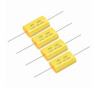 sourcing map 4Pcs 5.6uF Frequency Divider Capacitor, 250V Audio Speaker Crossover Non-Polarity Polypropylene MKP Film Capacitor