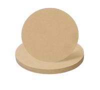 sourcing map 4pcs 6 Inch Wood Circles for Crafts, 0.12 Inch Thick Unfinished Blank Wooden Rounds Slice Wooden Cutouts for Wall Hangers, Door Hangers, Sign, Painting, Christmas Decor